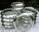 Vtg Set 14 Matching Sterling Silver Glass Drink Barware Bar Coasters Bead Edges Dishes & Coasters photo 7