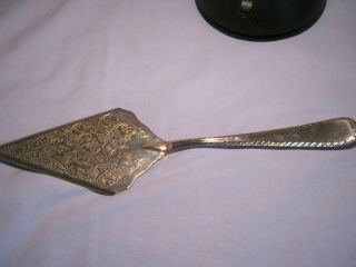 Silverplate Pie Or Cake Server Made In Italy photo