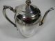 Vintage 1883 F.  B.  Rogers Silver On Copper Tea Set Creamer Sugar Bowl 2307 Tea/Coffee Pots & Sets photo 11