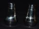 Sterling Silver Duchin Creation Weighted Glass Insert Salt & Pepper Shakers Old Salt & Pepper Shakers photo 1