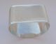 Silver Engine Turned D Shape Napkin Ring Napkin Rings & Clips photo 1