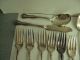 Vintage Set National Silver Plate Double Tested Flatware 35 Pieces Queen Elizabe National photo 4