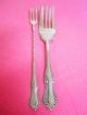 Beaded Niagara Falls Silver Antique Serving Fork & Pickle Fork Year 1896 Other photo 1