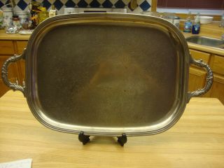 Silverplated Pilgrim Plate Serving Tray photo
