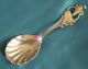Aesthetic Bluebell Caddy Spoon Tea 830 Silver Shell Heavy Goblet Mark Artist Silver Alloys (.800-.899) photo 1