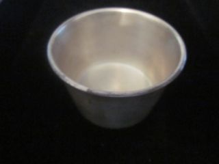 2 X 2 3/4 Antique Morris Supply Co.  New York Nickel Silver Cup (5) photo