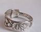 Sterling Silver Spoon Ring - Towle / No.  13 - Size 7 (6 To 7 1/2) - C.  1895 Towle photo 4