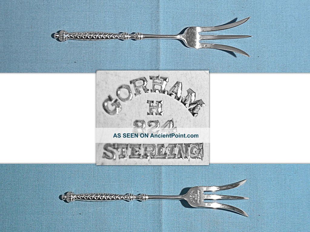 Gorham Sterling Lemon Fork H 824 No Mono Gorham, Whiting photo