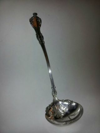 Rogers & Bros Silverplate Soup Or Punch Ladle Crest Pattern photo