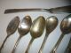 Vintage Lot 12 Silver Plate Souvenir Spoons Ship Olympia,  Towles Cabin +++ Souvenir Spoons photo 4