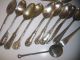 Vintage Lot 12 Silver Plate Souvenir Spoons Ship Olympia,  Towles Cabin +++ Souvenir Spoons photo 5
