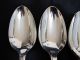 Wm Rogers Silver Mist Marigold 4 Large Serving Spoons 8 1/2 