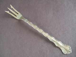 Reed & Barton Sterling Silver Pickle Olive Fork Tara Pattern 5.  75 