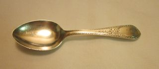 Vintage Treasure Sterling Baby Spoon With Monogram photo