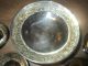 Antique Victorian Art Nouveau Silverplate Silver Plate Berry 5 Bowl Set,  Signed Bowls photo 8
