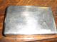 Antique Austrian Snuff Box Made Of Solid Silver Dated 1916 W/ Inlaid Rubies Germany photo 1