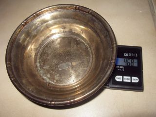 Signed Vintage B & N Sterling Silver Bowl 4.  68 Troy Ounces photo