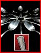 8 Vintage International Silver Teaspoons May Queen Silverplate 1951 Flatware 1 Holmes & Edwards photo 3
