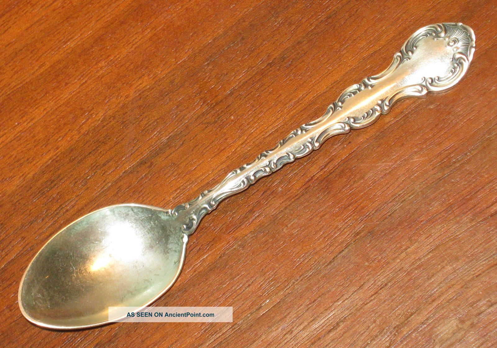 Sterling Silver Gorham Strasbourg Demitasse Spoon Pat 1897.  400toz Gorham, Whiting photo
