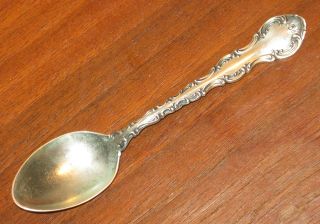 Sterling Silver Gorham Strasbourg Demitasse Spoon Pat 1897.  400toz photo