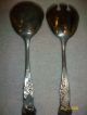 Antique Vintage W.  A Italy Silverplated Serving Set Spoon Fork Bridal Rose Other photo 5