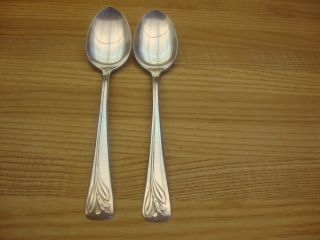 2 Sincerity Silver Plated Flatware Teaspoon photo
