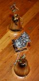3 Lunt Silversmith Christmas Tree Ornament Bells Lunt photo 2