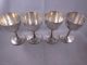 Vintage Goblets Cups Sterling Silver Set Of 4 Cordials Sherry Wh&co 1903? Cups & Goblets photo 1