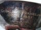 Vintage Reed & Barton 102 Silverplate Dark Red Enamel Paul Revere Bowl,  Exc. Bowls photo 4
