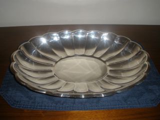 Towle Silverplated Scalloped Serviing Plate - photo
