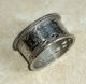 1890s.  Nathan & Hayes.  Fine And Heavy Open Work Silver Napkin Ring. Napkin Rings & Clips photo 1