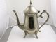 Vintage Silverplate Coffee Pot And Creamer,  Floral Pattern Tea/Coffee Pots & Sets photo 1