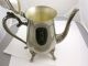 Vintage Silverplate Coffee Pot And Creamer,  Floral Pattern Tea/Coffee Pots & Sets photo 4