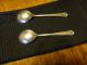 Sterling Silver Round Soup Spoons (set Of 2) Damask Rose Oneida Oneida photo 1