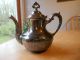 3 Pc Antique Rogers Special Quadruple Silverplate 155 Teapot Set Sugar & Creamer International/1847 Rogers photo 7