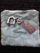 Tiffany & Co.  Vintage Key Chain Rare Stirrup Shackle.  999 Fine Silver Tiffany photo 2