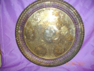 Lenorad Vintage Silverplate Tray 12 1/2 Inches photo