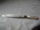 Etched Fancy Cake Knife,  Silver Mount And Mother - Of - Pearl Handle,  Old Other photo 1