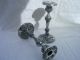 1906 Pair Art Nouveau Superior Silver Candlesticks Holders Flowing Grapes Leaves Candlesticks & Candelabra photo 5