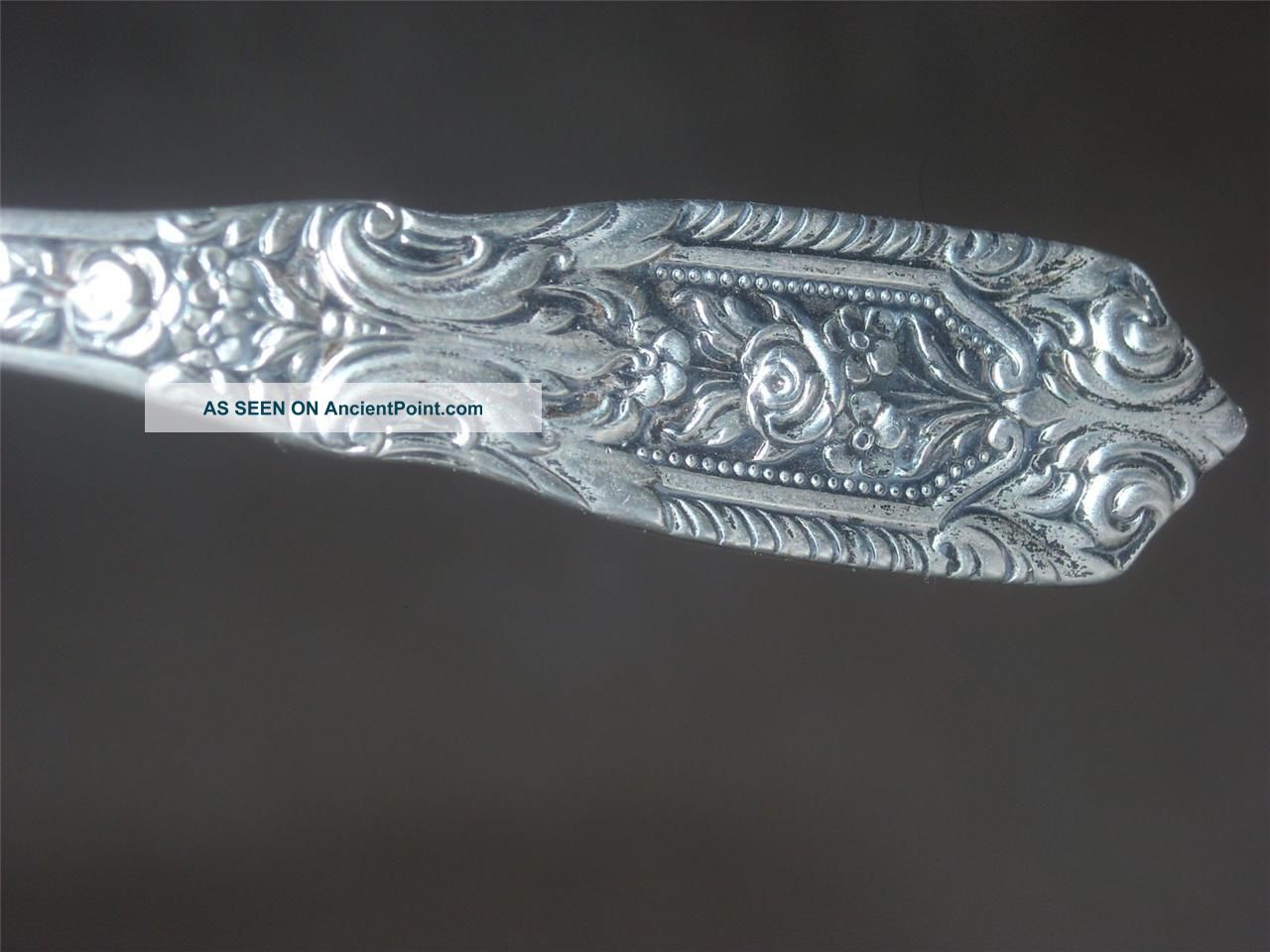 Westmoreland Sterling Silver Jelly Spoon Milburn Rose Westmorland photo