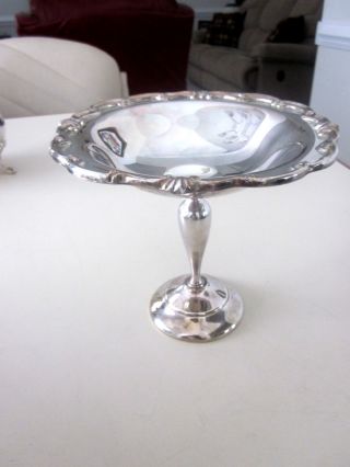 Fb Rogers Silver Company Silverplate 6 1/.  2 Inch Standing Mint Tray photo