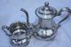 Antique Ornate Silver Plate Poole Silver Co.  Pattern 938 Teapot And Creamer Set Tea/Coffee Pots & Sets photo 1