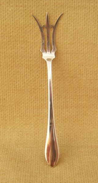 Vintage Sterling Silver Pickle Fork By Weidlich Sterling Co photo