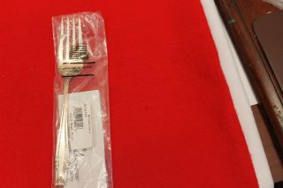 Stadivari Wallace Sterling Cold Meat Fork 8 1/4 ' Long Unused photo