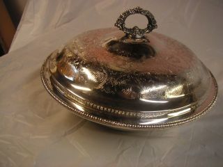 Silver Plated Covered Dish photo
