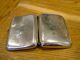 Soild Silver Cigarette Case Hm1907 25th Middx Rifle 103g Military Not Scrap Nr Other photo 1