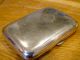 Soild Silver Cigarette Case Hm1907 25th Middx Rifle 103g Military Not Scrap Nr Other photo 2