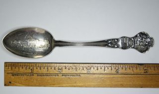 Antique Watson Sterling Silver Library Of Congress Washington Dc Souvenir Spoon photo