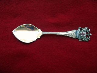 Silverplated Souvenir Demitasse Spoon 4 3/4 Inch Long Epns Canada photo