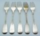 5 - Wp Silver Plate Dinner Forks Fiddle Other photo 1